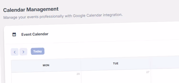 Introducing Calendar Management update image